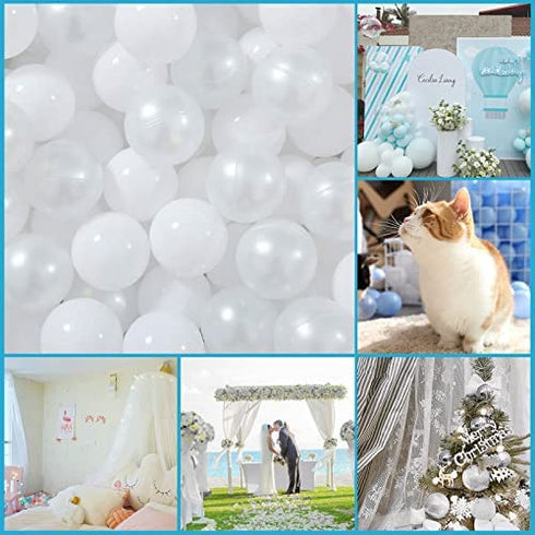 GOGOSO Ball Pit Balls for Kids ,100pcs Plastic Balls Crush Proof Baby Play Ball BPA Free Non-Toxic 2.15 Inch Pit Ball for Kids Birthday Party Pool Tent Party Favors Bath Playpen